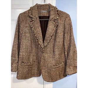 kate hill blazer 3/4 Sleeve Beije